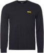Men's Barbour International Long Sleeve Logo Tee - Black