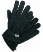 Men's Barbour Leather Thinsulate Gloves - Black
