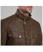 Men's Barbour International Duke Wax Jacket - Bark