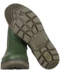 barbour men's olive wellies