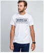 Men’s Barbour International Essential Large Logo Tee - White