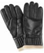 Men's Barbour Leather Utility Gloves - Black