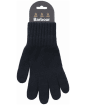 Men's Barbour Lambswool Gloves - Navy