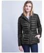 Women's Barbour International Cadwell Quilted Jacket - Black