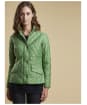 Women's Barbour Flyweight Cavalry Quilted Jacket - Clover