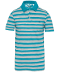 Men’s Timberland Kennebec River Striped Jersey Polo Shirt - Harbour Blue