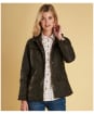Women's Barbour Utility Waxed Jacket - Olive