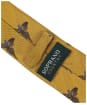 Men's Soprano Flying Pheasant Print Tie - New Gold