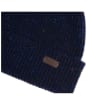 Men’s Barbour Lowerfell Donegal Beanie Hat - Navy