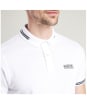 Men's Barbour International Essential Tipped Polo Shirt - White