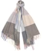Women’s Barbour Pastel Check Scarf - Blue / Pink / Grey