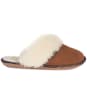 Women's Barbour Lydia Suede Mule Slippers - Camel Suede