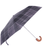 Barbour Tartan Mini Umbrella - Black / Grey