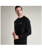 Men’s Barbour International Essential Crew Neck Sweat - Black