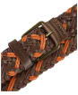 Schoffel Woven Leather Belt - Brown / Ochre