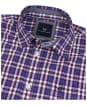 Men’s Crew Clothing Westleigh Classic Check Shirt - Washed Plum