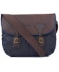 Barbour Wax and Leather Tarras Bag - Navy