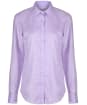 Women's Alan Paine Bromford Check Shirt - Lilac