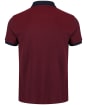Men's Barbour Sports Polo Mix Shirt - Dark Red