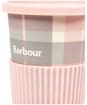 Women's Barbour Tartan Travel Mug - Pink / Grey Tartan