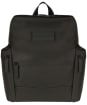 Hunter Original Large Top Clip Backpack - Rubberised Leather - Dark Olive