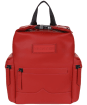 Hunter Original Mini Top Clip Backpack - Rubberised Leather - Military Red
