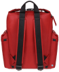 Hunter Original Large Top Clip Backpack - Rubberised Leather - Military Red