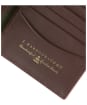 Men's Barbour Leather Billfold Wallet - Dark Brown