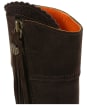 Women's Fairfax & Favor Flat Regina Boots - Chocolate Suede
