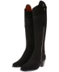 Women's Fairfax & Favor Heeled Regina Boots - Black Suede