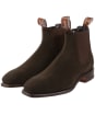 Men's R.M. Williams Suede Craftsman Chelsea Boots - G Fit - Chocolate