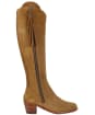 Women's Fairfax & Favor Heeled Regina Boots - Tan Suede