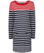 Women’s Joules Freida Knitted Tunic Top - Navy / Creme / Red