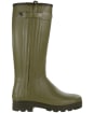 Men's Le Chameau Chasseur Neoprene Lined Wellington Boots - 41cm calf - Green