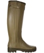 Women's Le Chameau Chasseur Neoprene Lined Wellington Boots - Green (Vert Vierzon)