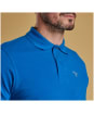 Men's Barbour Sports Polo 215G - Sport Blue