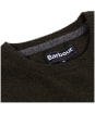 Men's Barbour Essential Lambswool Crew Neck Sweater - Seaweed