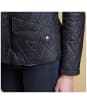 Women's Barbour Flyweight Cavalry Quilted Jacket - Black