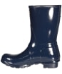 Women's Hunter Original Short Gloss Wellington Boots - Navy