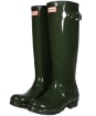 Women's Hunter Original Tall Gloss Wellington Boots - Dark Olive