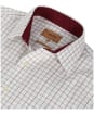 Men's Schoffel Tattersall Shirt - Ruby Check