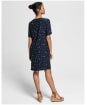 Women’s GANT Microflower Print Dress - Evening Blue
