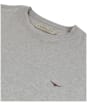 Men’s R.M. Williams Parson T-shirt - Grey Marl / Chestnut