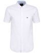 Men’s Crew Clothing Plain Short Sleeve Shirt - White