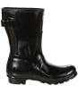 Women’s Hunter Original Adjustable Short Wellington Boots - Black