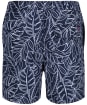 Men’s Crew Clothing Linear Leaf Swim Shorts - Navy
