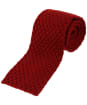 Men's Alan Paine Knitted Wool Tie - Red