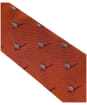 Men's Alan Paine Ripon Flying Pheasant Silk Tie - Rust