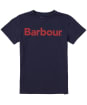 Boy’s Barbour Logo Tee, 10-15yrs - Navy