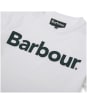 Boy’s Barbour Logo Tee, 10-15yrs - White